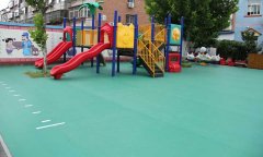 北京平谷區第一幼兒園室外地板