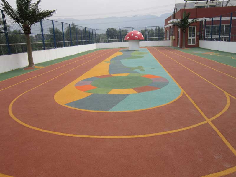 天津市大港油田幼兒園室外地板 天津市大港油田幼兒園室外地板