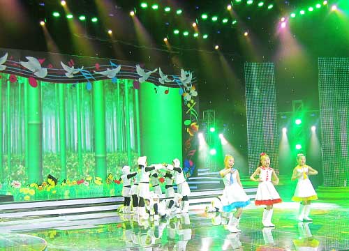 北京2013年央視少兒春晚舞臺地板 北京2013年央視少兒春晚舞臺地板